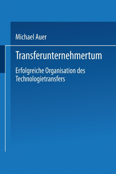Transferunternehmertum