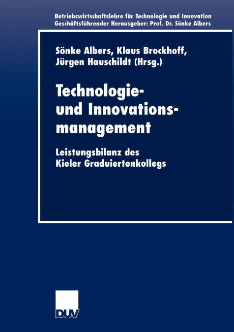 Technologie- Und Innovationsmanagement