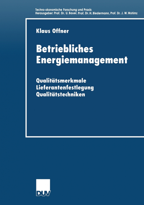 Betriebliches Energiemanagement