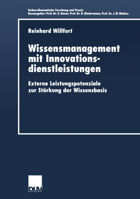 Wissensmanagement mit Innovationsdienstleistungen