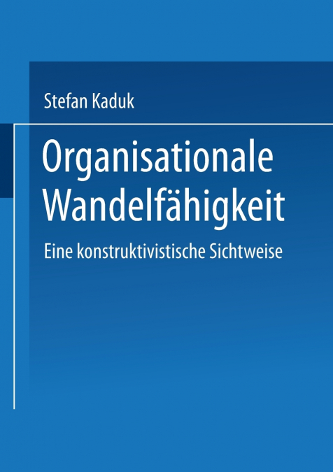 Organisationale Wandelfahigkeit