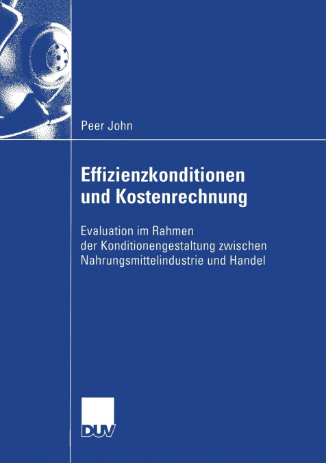 Effizienzkonditionen und Kostenrechnung