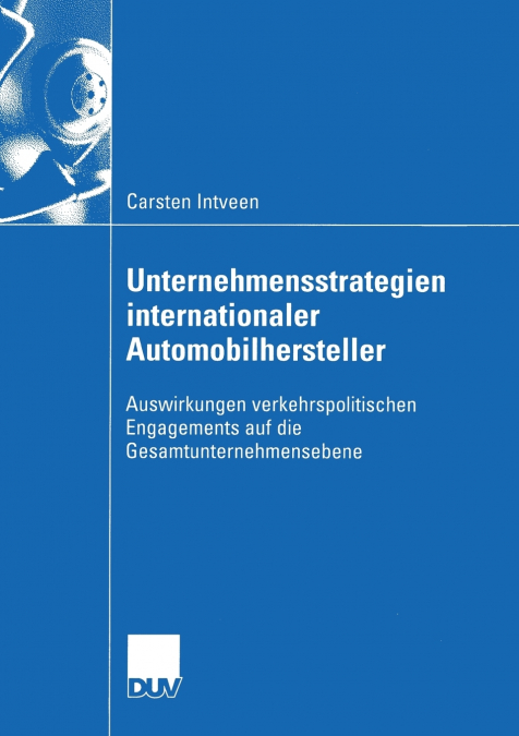 Unternehmensstrategien internationaler Automobilhersteller