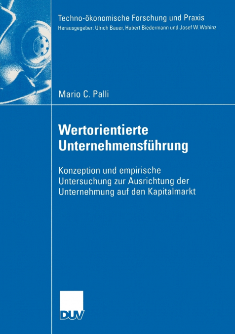 Wertorientierte Unternehmensführung