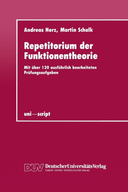 Repetitorium der Funktionentheorie
