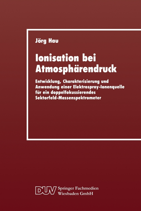 Ionisation Bei Atmospharendruck