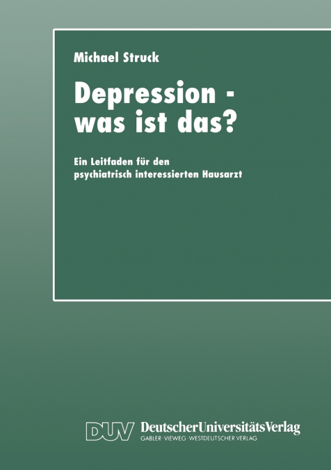 Depression - Was Ist Das?