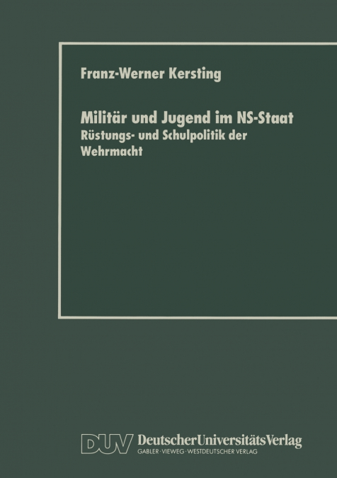 Militär und Jugend im NS-Staat