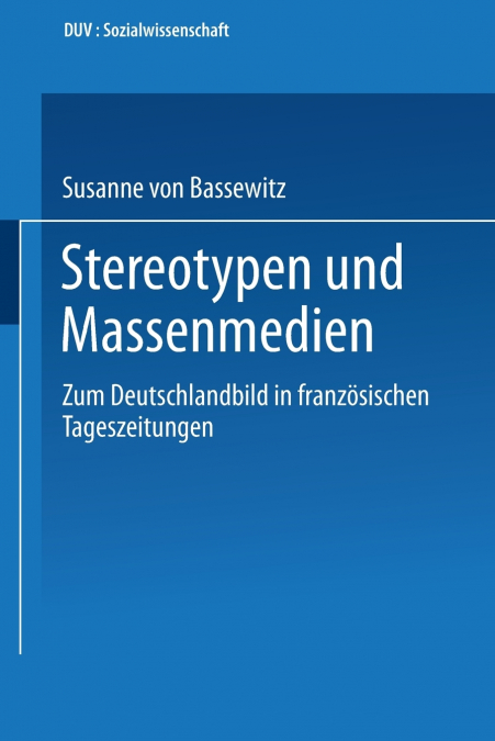 Stereotypen und Massenmedien