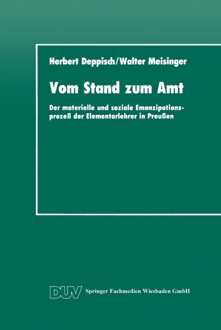 Vom Stand zum Amt