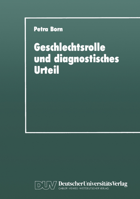 Geschlechtsrolle und diagnostisches Urteil