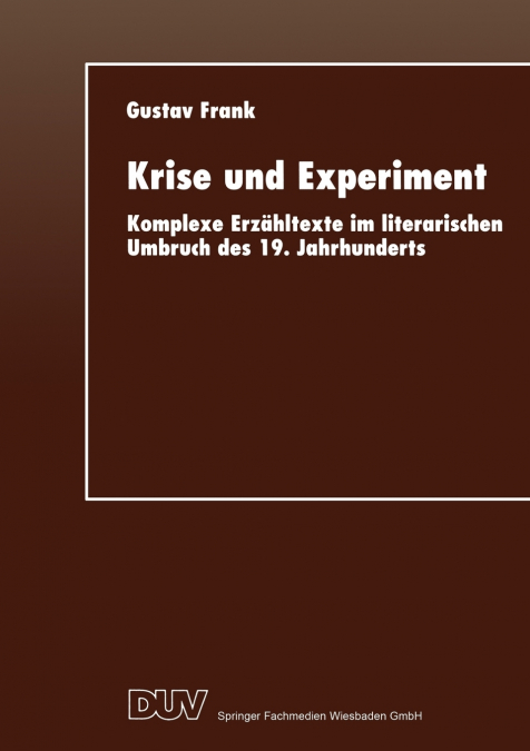 Krise und Experiment