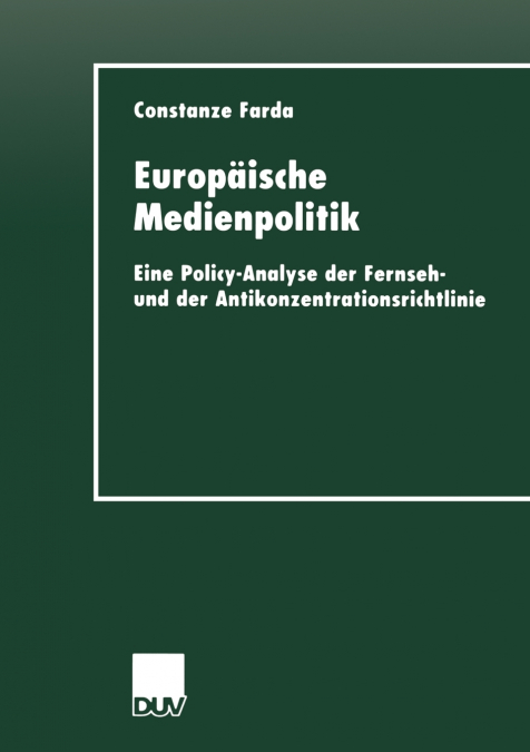 Europäische Medienpolitik