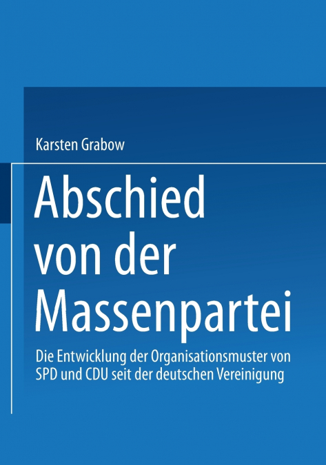 Abschied Von Der Massenpartei