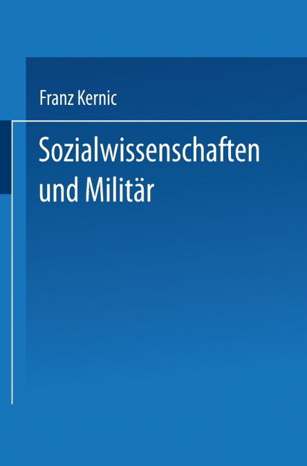 Sozialwissenschaften und Militär