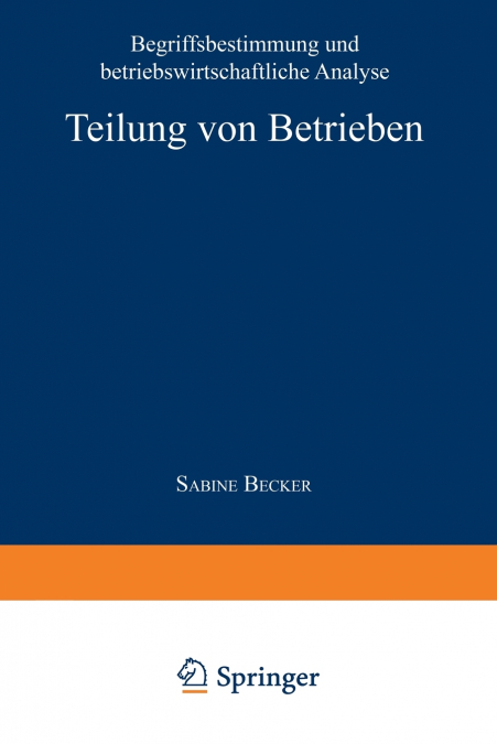 Teilung von Betrieben