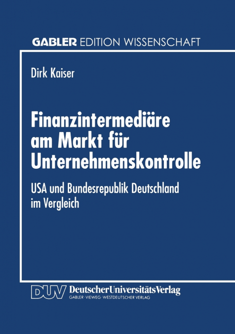 Finanzintermediare Am Markt Fur Unternehmenskontrolle