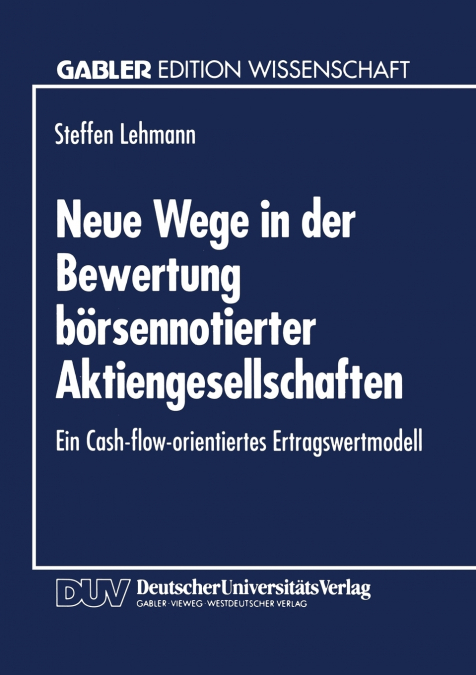 Neue Wege in Der Bewertung Borsennotierter Aktiengesellschaften