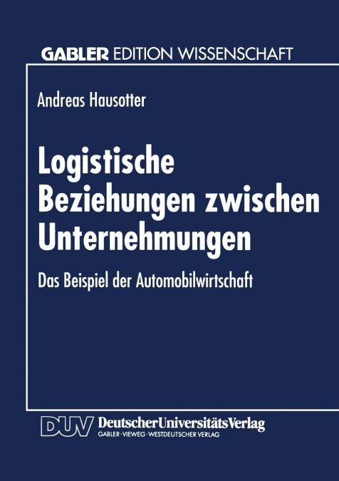 Logistische Beziehungen zwischen Unternehmungen
