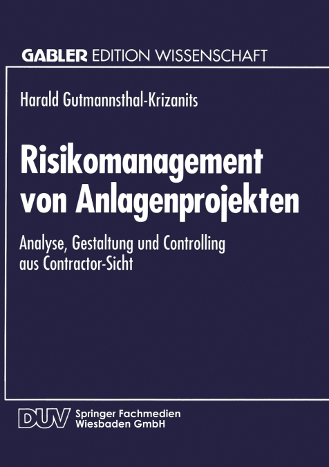 Risikomanagement Von Anlagenprojekten