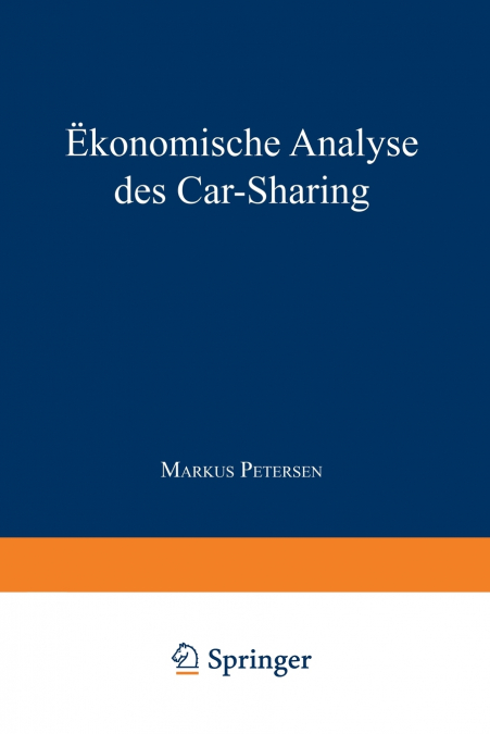 Okonomische Analyse Des Car-Sharing