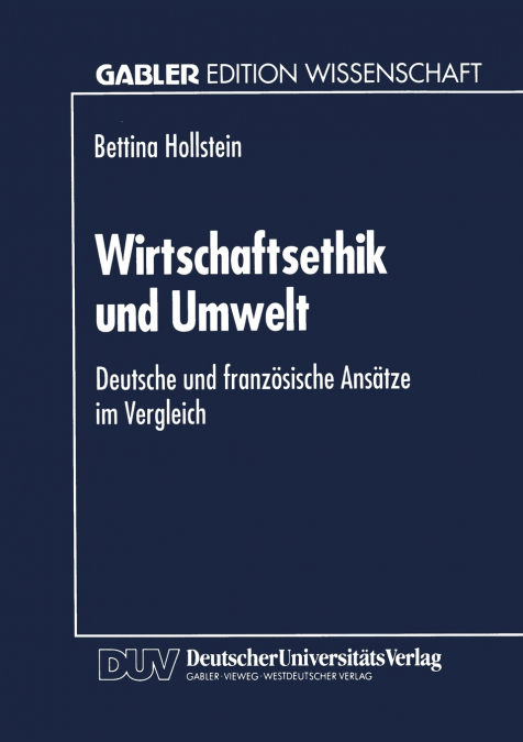 Wirtschaftsethik und Umwelt