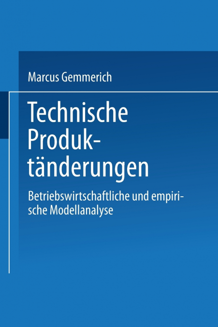 Technische Produktanderungen