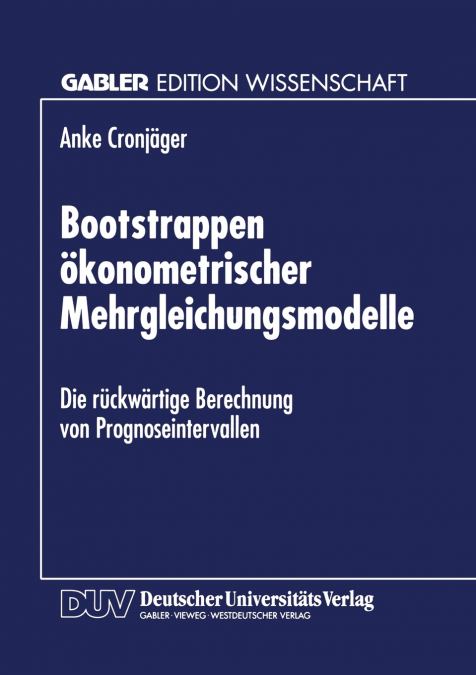 Bootstrappen ökonometrischer Mehrgleichungsmodelle