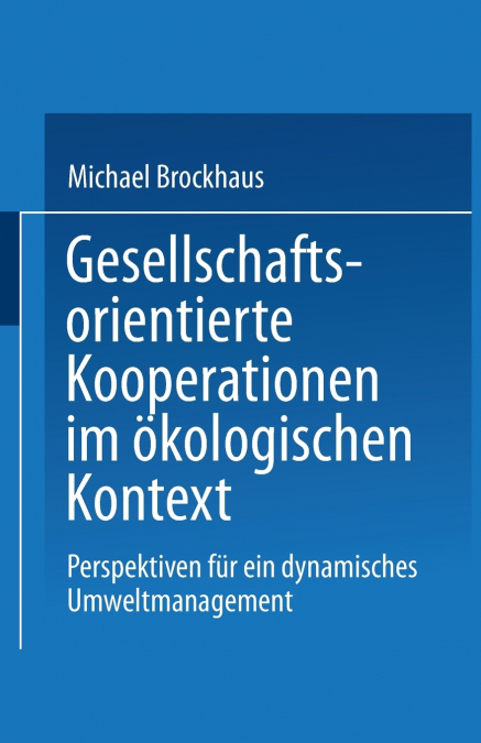 Gesellschaftsorientierte Kooperationen