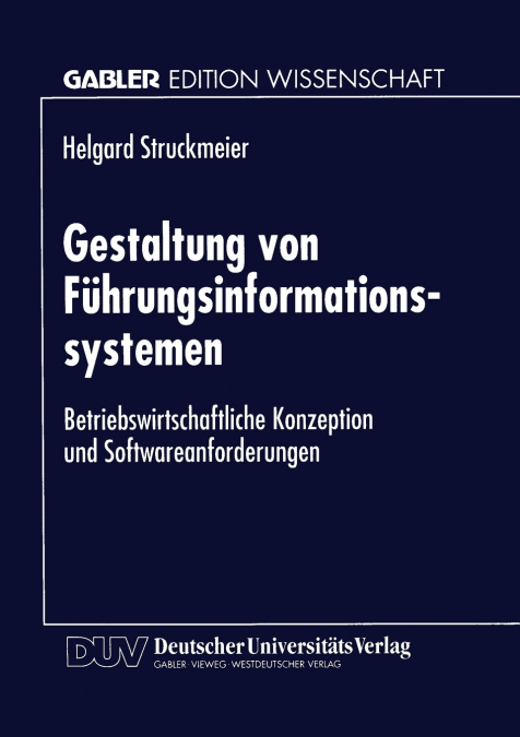 Gestaltung Von Fuhrungsinformationssystemen