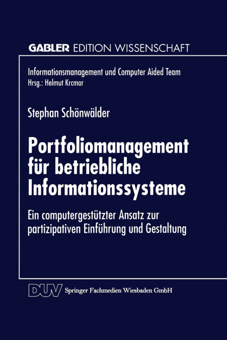 Portfoliomanagement für betriebliche Informationssysteme
