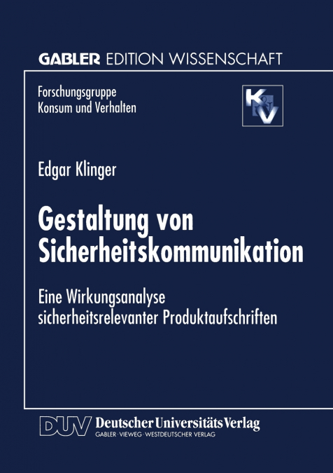 Gestaltung von Sicherheitskommunikation