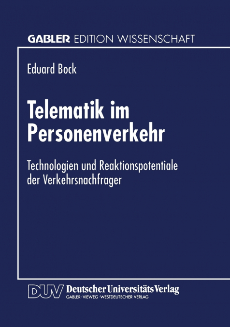 Telematik im Personenverkehr