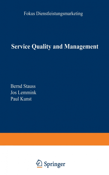 Service Quality and Management