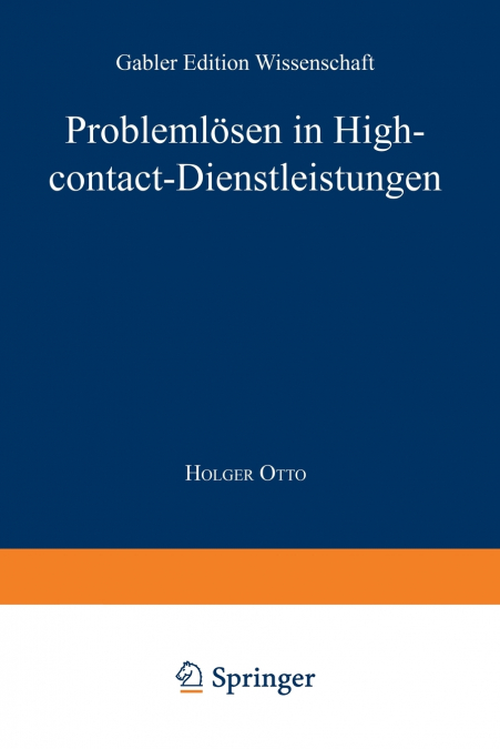 Problemlösen in High-contact-Dienstleistungen