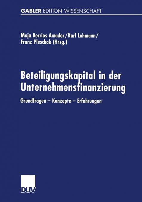 Beteiligungskapital in der Unternehmensfinanzierung