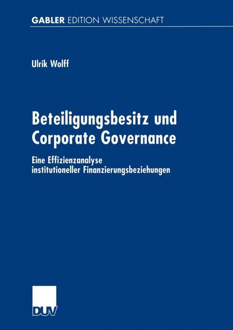 Beteiligungsbesitz und Corporate Governance