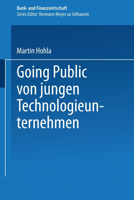 Going Public von jungen Technologieunternehmen