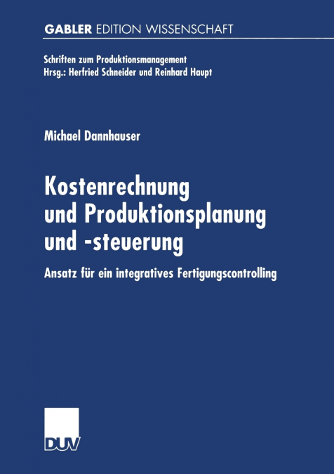 Kostenrechnung und Produktionsplanung und -steuerung