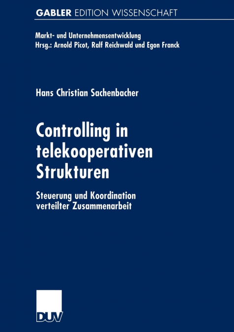 Controlling in telekooperativen Strukturen