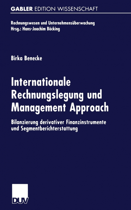 Internationale Rechnungslegung und Management Approach