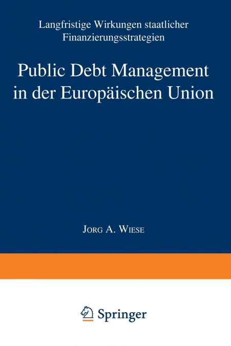 Public Debt Management in der Europäischen Union