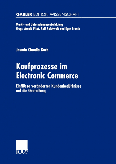 Kaufprozesse im Electronic Commerce