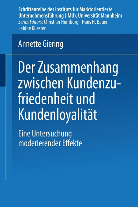 Der Zusammenhang zwischen Kundenzufriedenheit und Kundenloyalität