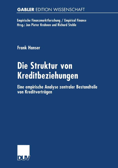Die Struktur von Kreditbeziehungen
