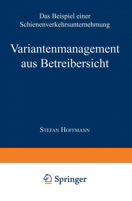 Variantenmanagement Aus Betreibersicht