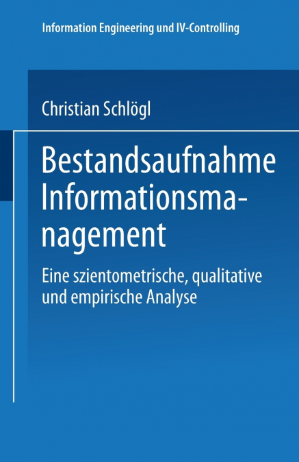 Bestandsaufnahme Informationsmanagement