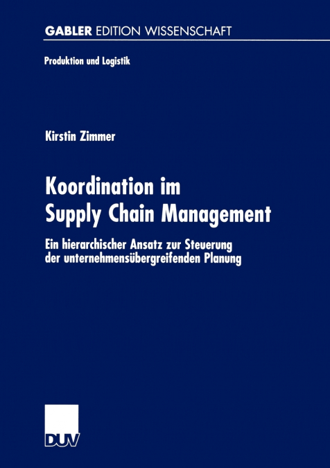 Koordination im Supply Chain Management