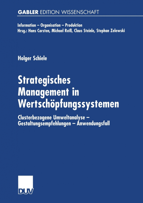 Strategisches Management in Wertschopfungssystemen