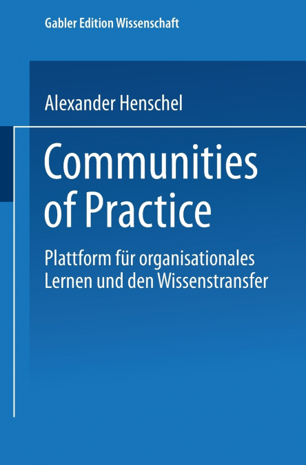 Communities of Practice